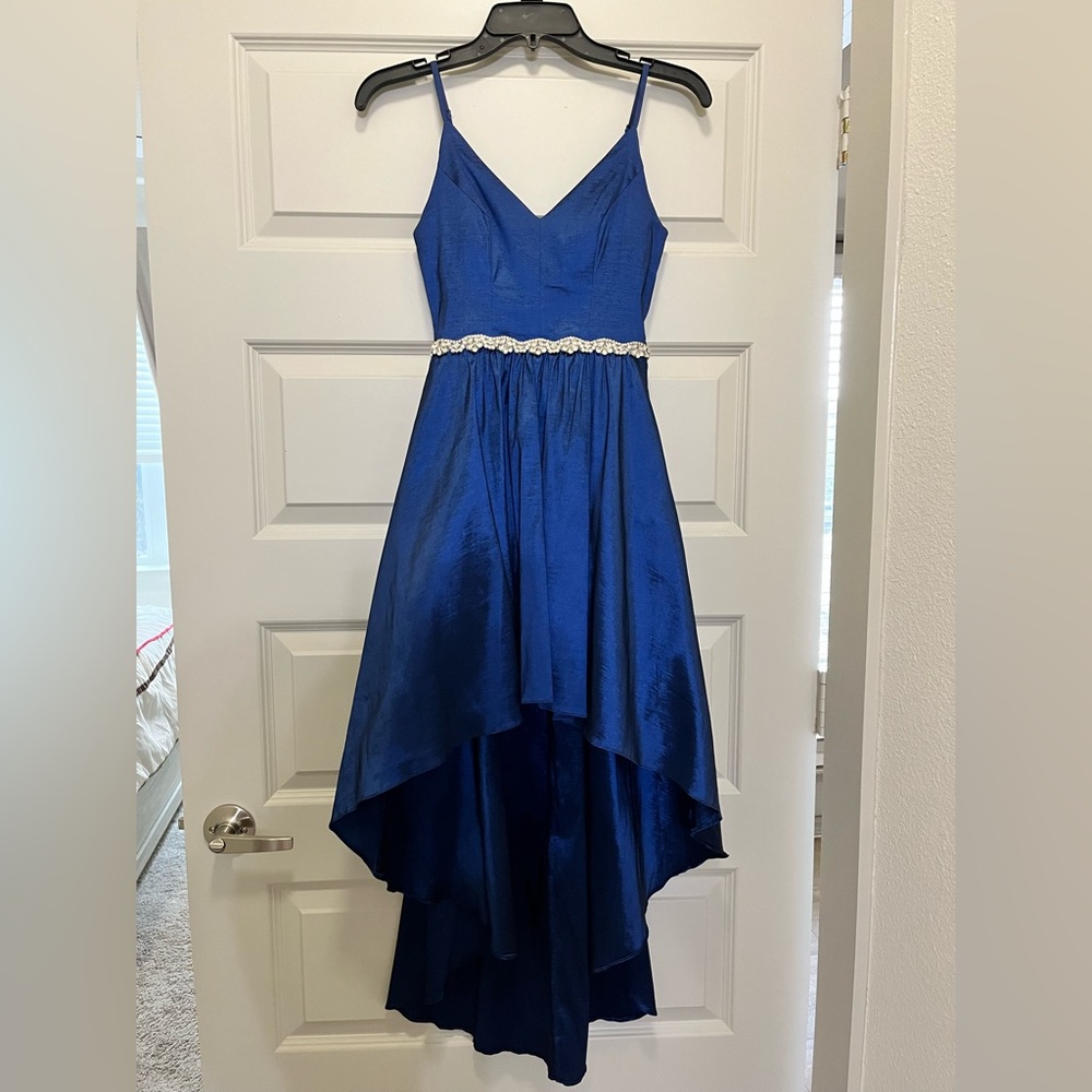 B.Darlin Size 1/2 Blue Prom Dress